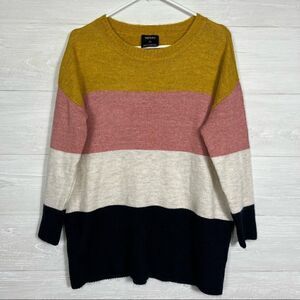 Esmara Color Block Knit Top Medium